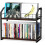 2 Tier Vinyl Record Holder,56 Capacity CD Rack/Storage/Holder and Viny Organizer 1