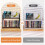 2 Tier Vinyl Record Holder,56 Capacity CD Rack/Storage/Holder and Viny Organizer 4