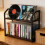 2 Tier Vinyl Record Holder,56 Capacity CD Rack/Storage/Holder and Viny Organizer 7