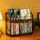 2 Tier Vinyl Record Holder,56 Capacity CD Rack/Storage/Holder and Viny Organizer 9