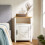 Living And Home Melamine-Faced MDF Bedside Table 2