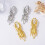 Boucles d'oreilles inspirées des coccinelles-Couleur or 7