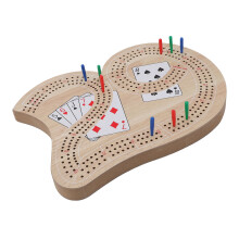 Holz-Brettspiel-Set mit Stiften - 24 x 19 cm