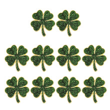 Delicate klavertjes ontwerpen pin zinklegering goudkleurige