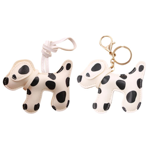Attractive Dalmation Design Keychain Accessory for-2 piece set