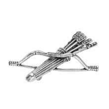Broche carquois de flèches d'inspiration extérieure,-Argent