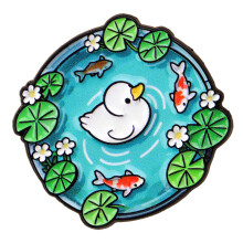 Broche d'Ă©tang en alliage Unique, pour vĂȘtements-90843
