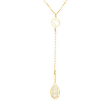Accessoire de collier de tennis miniature tendance pour les-Or 1