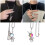 Collier à breloques en forme de lapin mécanique, Style-Bleu 60 3