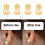 Lot de 4 fermoirs de boucles d'oreilles sécurisés, clous en-Or 3