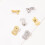 Lot de 4 fermoirs de boucles d'oreilles sécurisés, clous en-Or 7