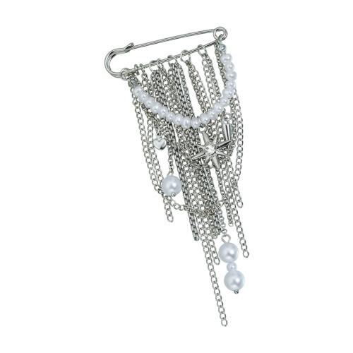 Broche cône étoile en perles polyvalentes, accessoire pour les
