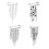 Versatile Alloy Fringe Pin For Clothing Enhancement Secure-1431 2