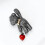 Broche en forme de cœur en forme d'ours, avec Construction-Noir 5