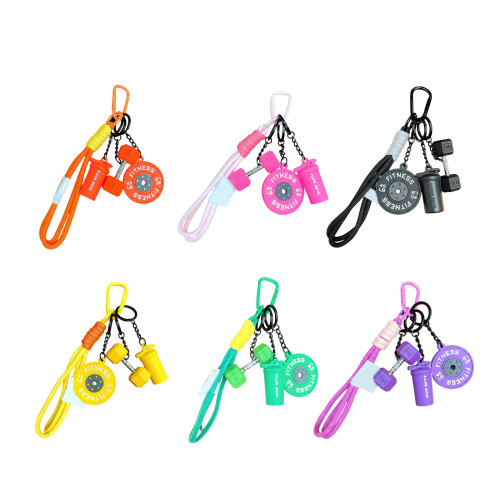 Abnehmbarer Langhantel-Schlüsselanhänger,-SS3 1