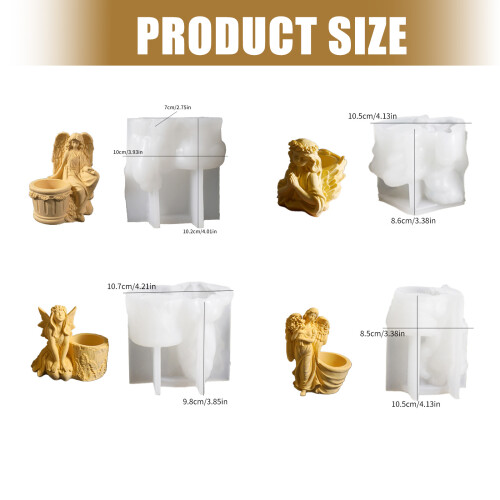 Succulent Planter Silicone Mould for Concrete Resin-pattern 2 2