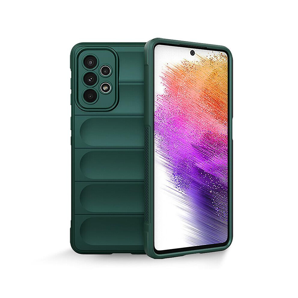 Samsung Galaxy A73 Case, Flexible Soft Tpu Rubber Grip Shock-Absorbent Protective Case Cover: Green 3468205150949