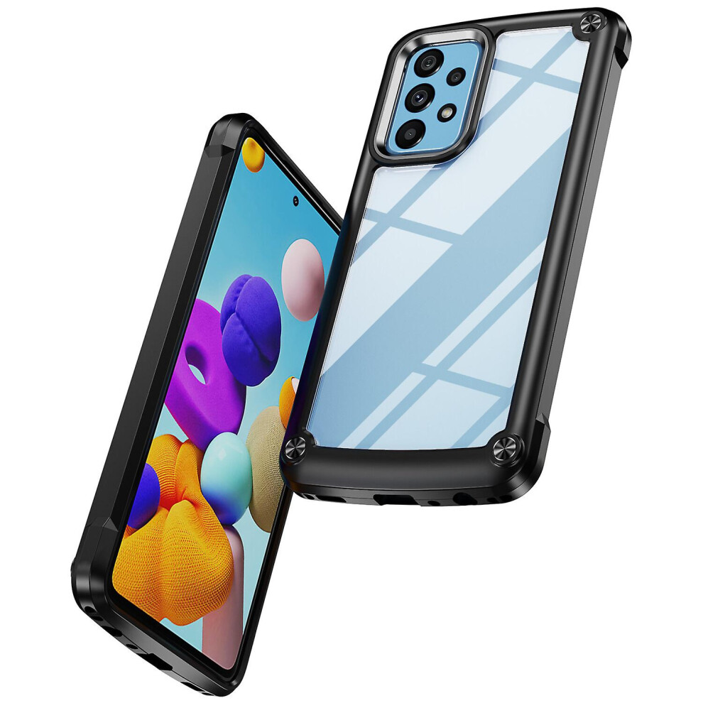 Simple Phone Case Compatible Samsung Galaxy A32 5G With Wireless Charging: Black 3333213183831