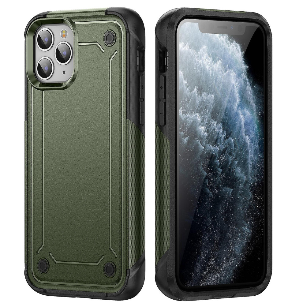 Shockproof Phone Case Compatible Iphone 11 Pro: Green 3137281305108