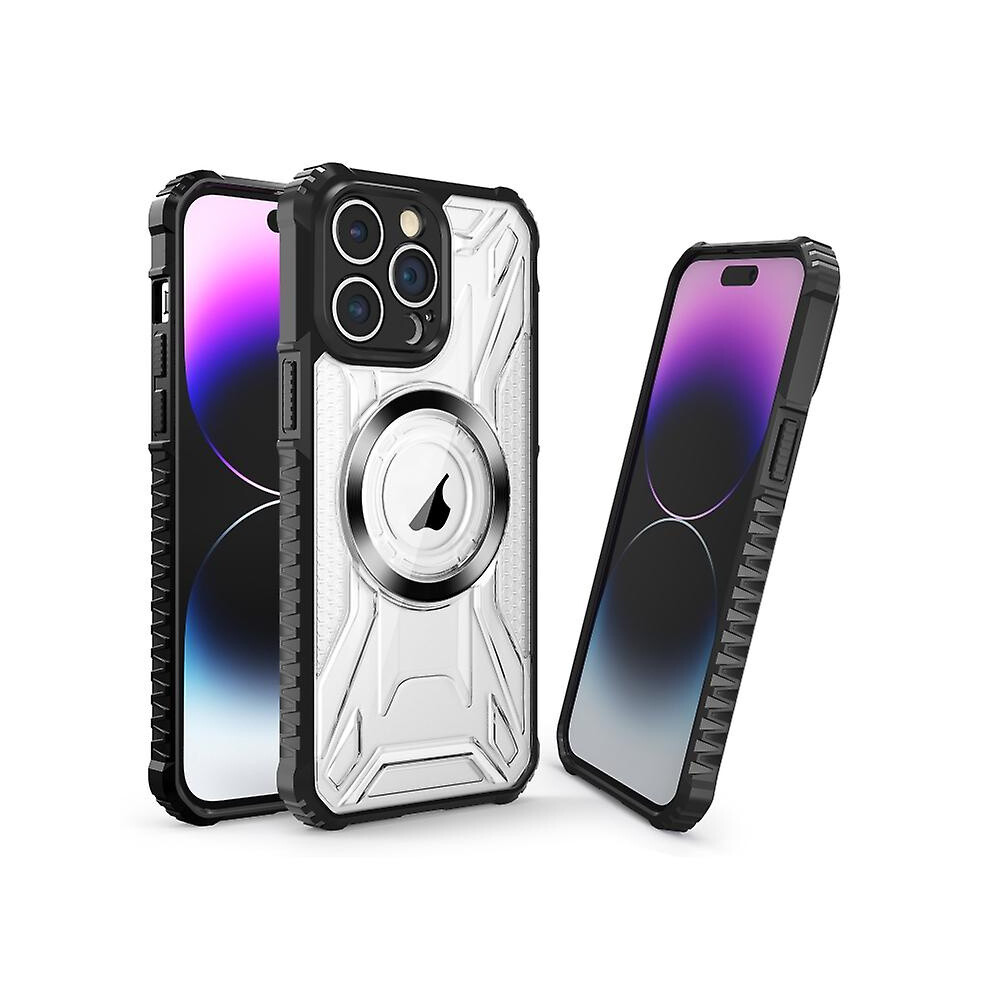 Compatible Iphone 15 Pro Max Cd Texture Magsafe Phone Case: Black 3785934257795