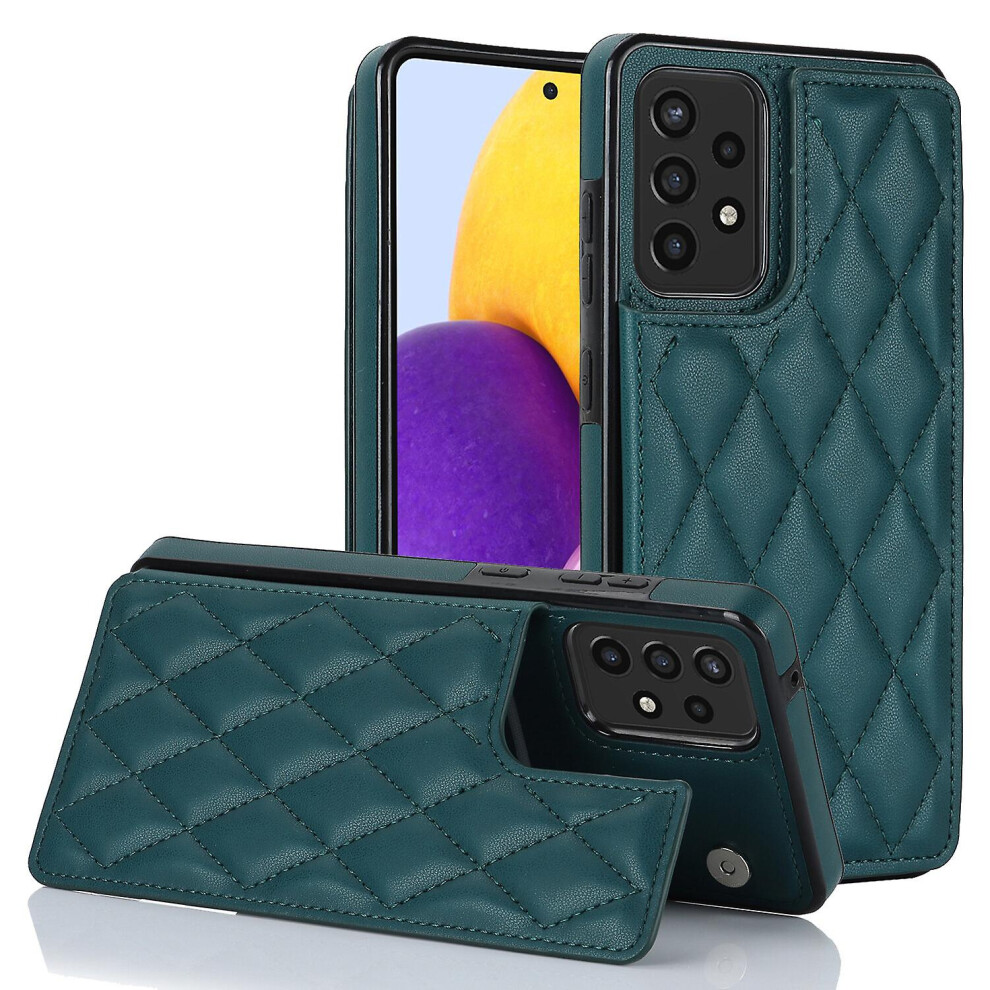 Samsung A52 5G Case, Pu Leather Flip Cover Magnetic Closure Wallet Card Slots Stand Case: Blue 8083426246407