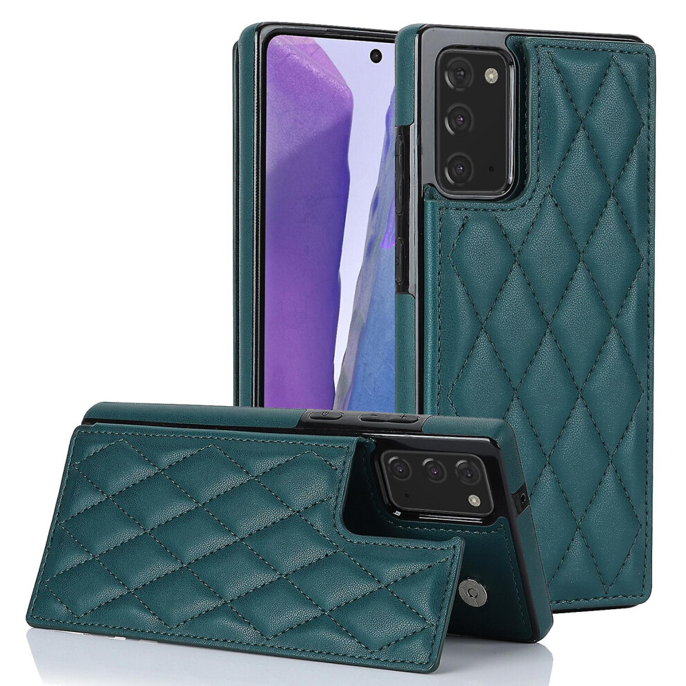 Samsung Note20 Case, Pu Leather Flip Cover Magnetic Closure Wallet Card Slots Stand Case: Blue 8311384301228