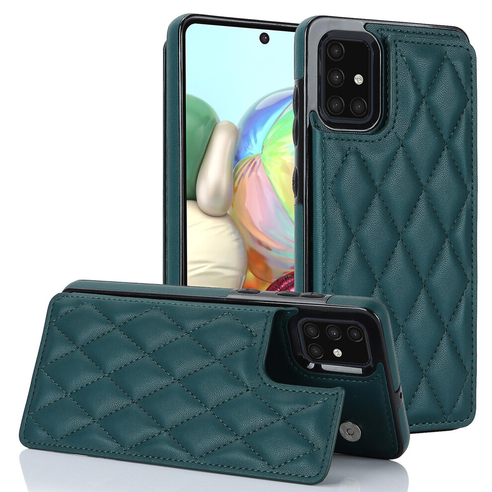 Samsung A51 4G Case, Pu Leather Flip Cover Magnetic Closure Wallet Card Slots Stand Case: Blue 4906754171385