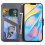 compatible iPhone12 Mini Case Leather Wallet Flip Phone Case:Gray 4