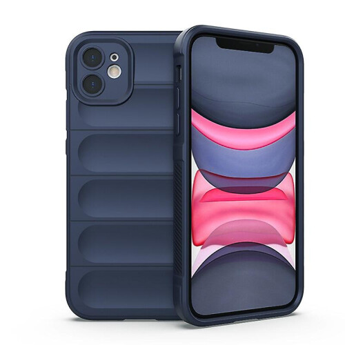 compatible iphone iPhone11 Pro Max Case, Flexible Soft TPU Rubber Grip Shock-Absorbent Protective Case Cover:Blue