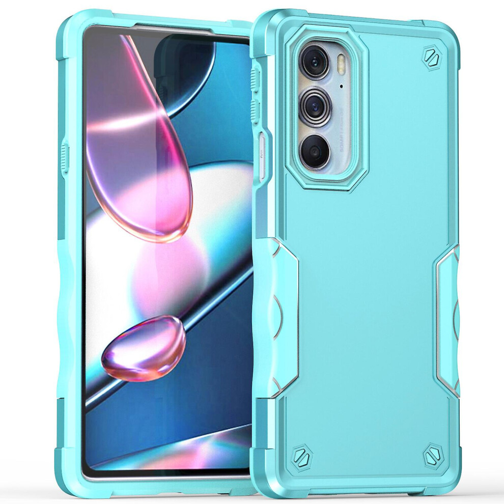 Compatible Moto Edge X30 Case, Heavy Duty Dual Layer Slim Shockproof Cover:mint 3333213184012
