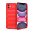 compatible iphone iPhone11 Pro Max Case, Flexible Soft TPU Rubber Grip Shock-Absorbent Protective Case Cover:Red 1