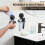 Stainless Steel Shower Shelf With Multi Hook Designs Space-Gold 7