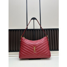 Saint Laurent Embroidered Lambskin Tote 668