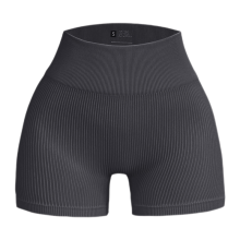 Ribbed Biker Shorts Women, High Waisted Shorts, Seamless Athletic Shorts Gym