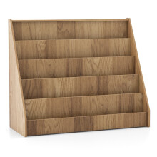 Bibliothèque pour enfants à 5 compartiments - Bois naturel