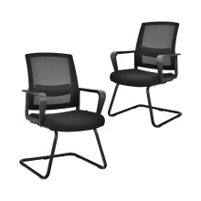 Ergonomické kancelářské židle ze síťoviny, sada 2 kusů, nosnost 136 kg