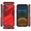 Slim Case compatible iPhone11 Pro Shockproof Dual-Layer Stand Cover:Red 5