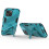 Slim Case compatible iPhone12 Mini Shockproof Dual-Layer Stand Cover:Blue 5
