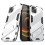 Slim Case compatible iPhone12 Mini Shockproof Dual-Layer Stand Cover:White 3