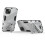 Slim Case compatible iPhone12 Mini Shockproof Dual-Layer Stand Cover:White 5
