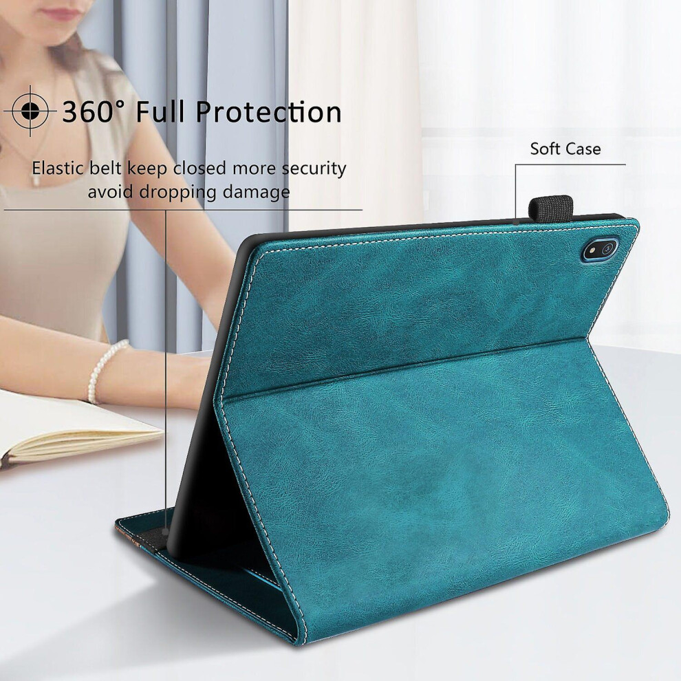 Tablet Case Compatible Nokia T20 10.4 2021, Premium Pu Leather Stand Cover, Green 7779546287550