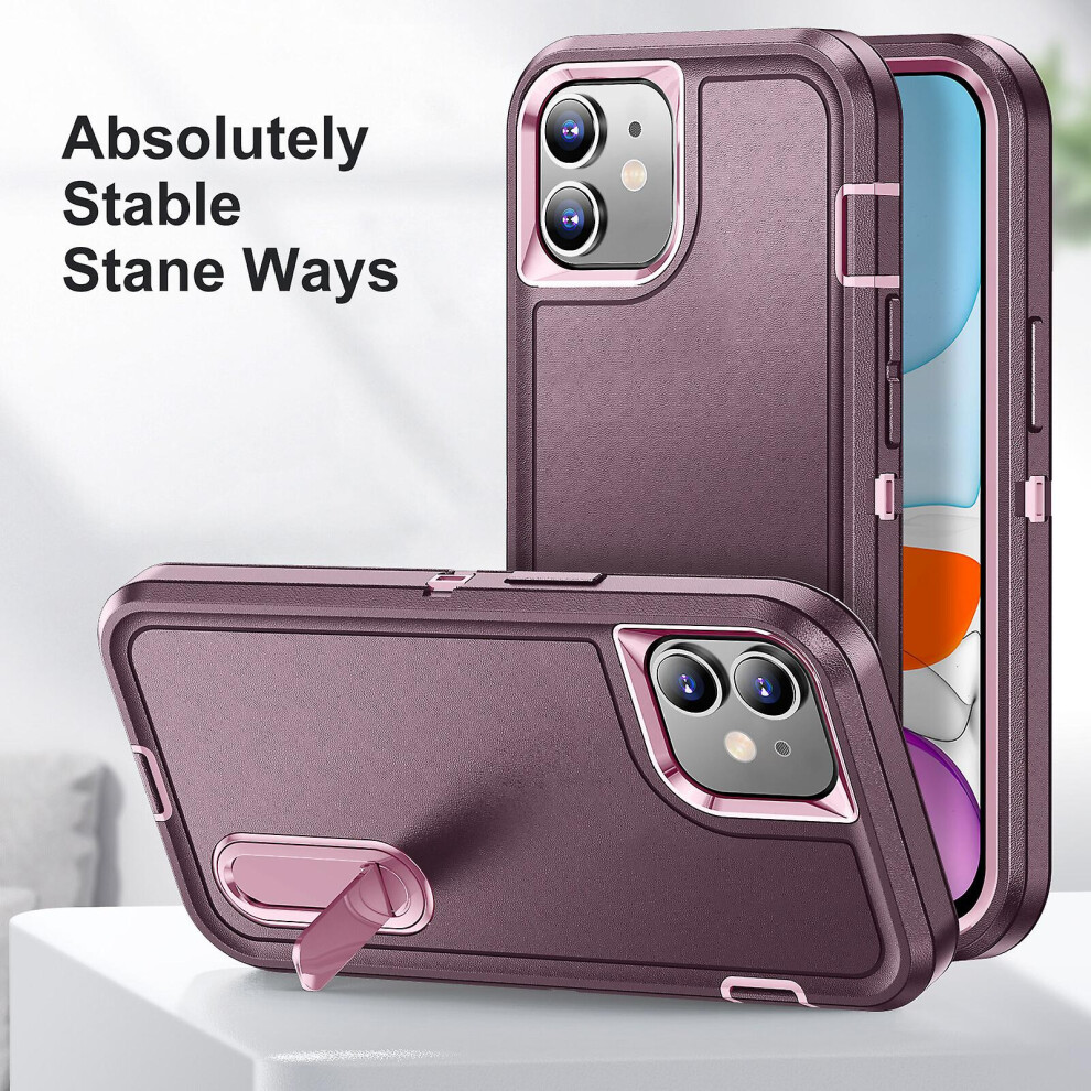 Shockproof Protective Iphone 11 With Stand:purple Pink 3403292163939