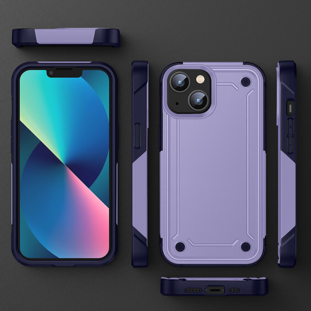 Shockproof Phone Case Compatible Iphone 11: Purple 6263600133637
