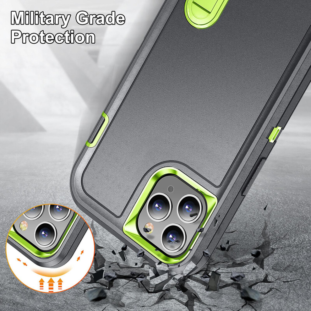 Shockproof Protective Iphone 11 Pro With Stand:grey Green 3468205151571