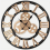 Golden Skeleton Roman Numerals Wall Clock 3