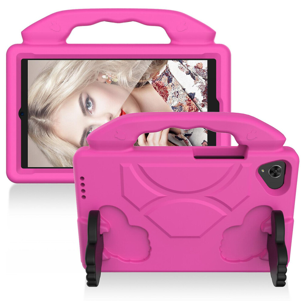 Kids Safe Anti-Fall Protective Cover Compatible Huawei Mediapad M5 Lite 8.4 Inch, Rose Red 4686402169260