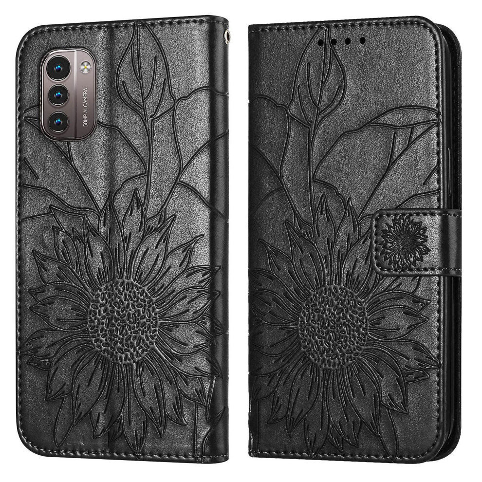 Compatible Nokia G21 Wallet Case,3 Credit Card Slot Id Card Holder,Pu Leather Flip Case: Black 3333213184371
