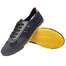 Volleyballschuhe mit Sehnensohle, Canvas-Schuhe, Kampfsport-Trainingsschuhe: Größe 37 – Schwarz