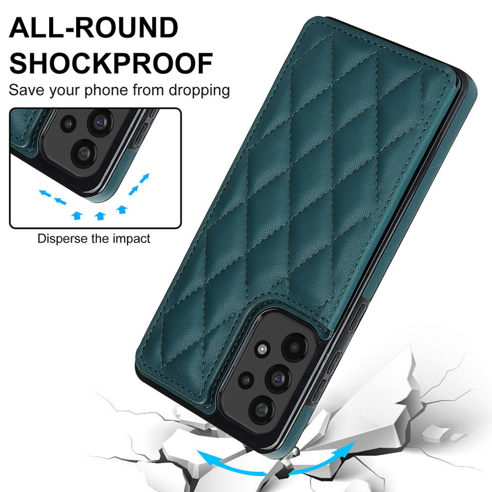 Samsung A53 5G Case, Pu Leather Flip Cover Magnetic Closure Wallet Card Slots Stand Case: Blue 6132027144321