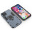 Shockproof Magnetic With Ring Stand Cover Case compatible iPhone11 Pro:Gray 3